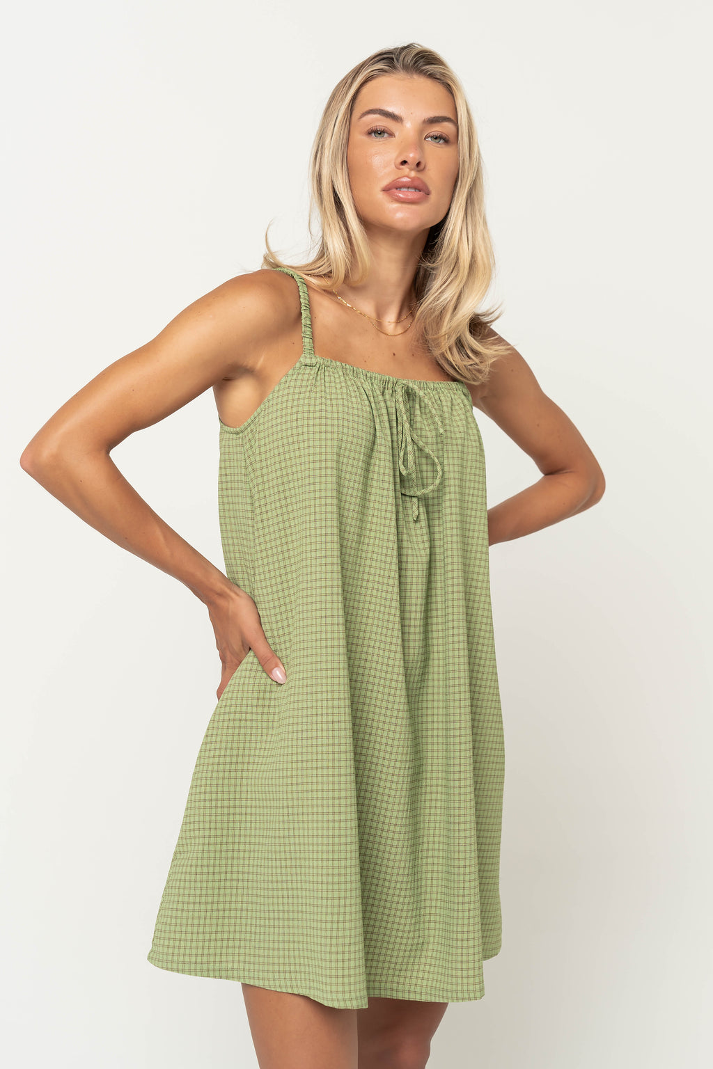 Juniper Plaid Mini Dress