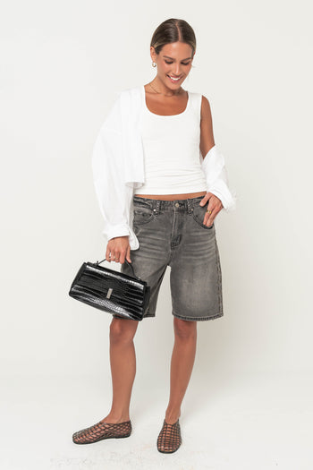 Zuri Bermuda Denim Shorts