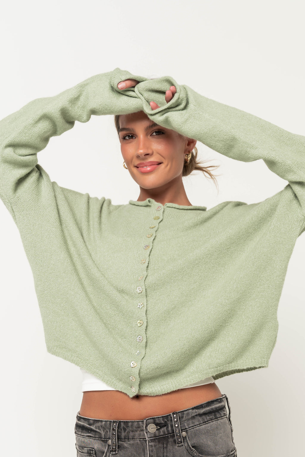 Ellery Novelty Button Down Cardigan