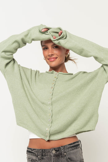 Ellery Novelty Button Down Cardigan