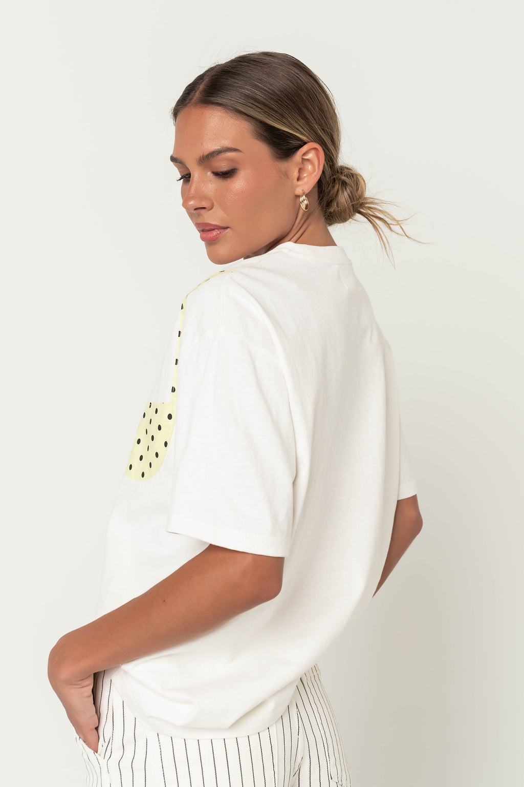 Karla Graphic Tee in Yellow