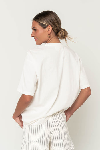 Karla Graphic Tee in Yellow
