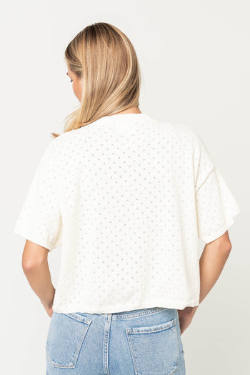 Selena Pointelle Cardigan