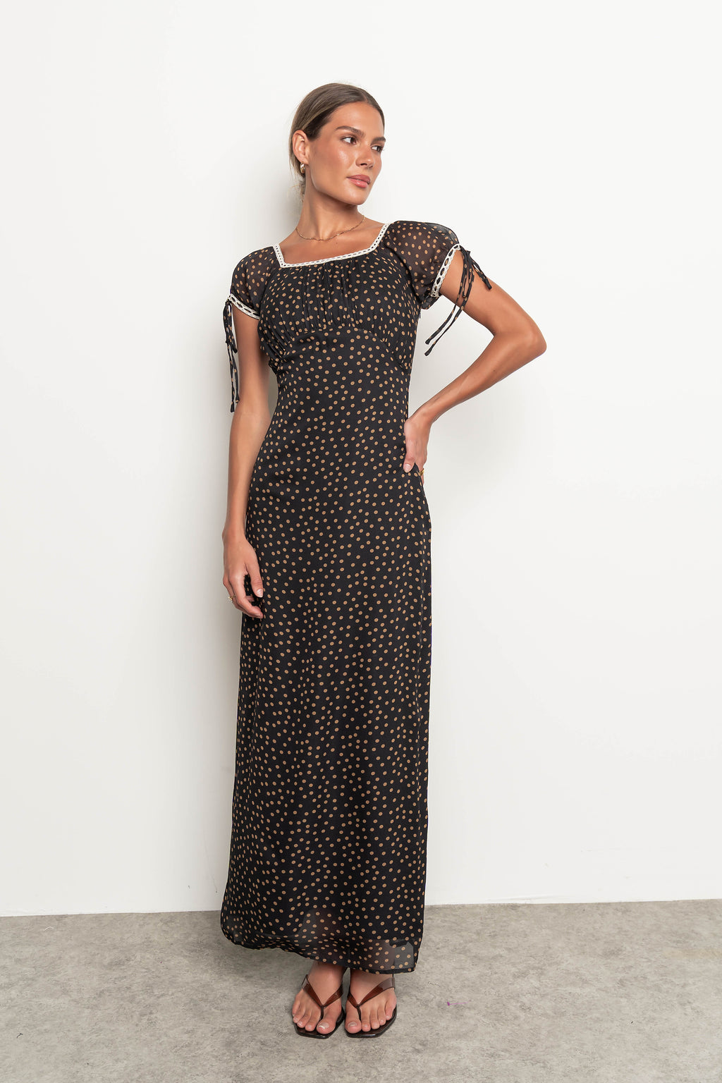 Sophie Polka Dot Maxi Dress