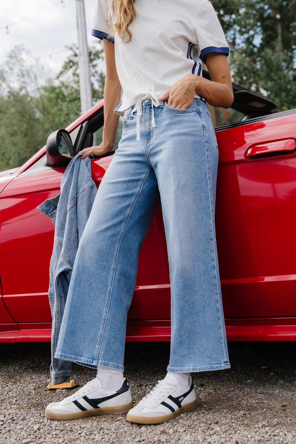 Kerra Tie Front Jeans