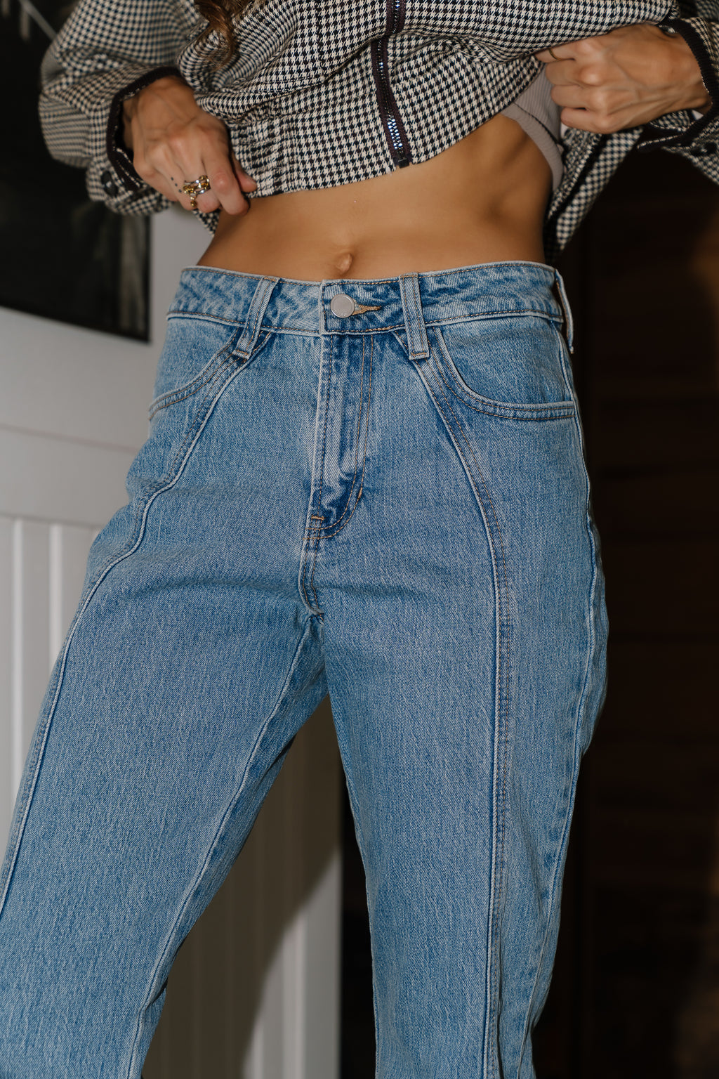 Denice Seamed Bootcut Jeans