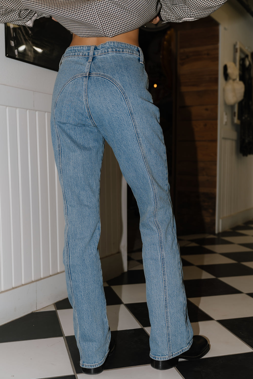 Denice Seamed Bootcut Jeans