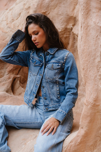 Majorca Studded Denim Jacket