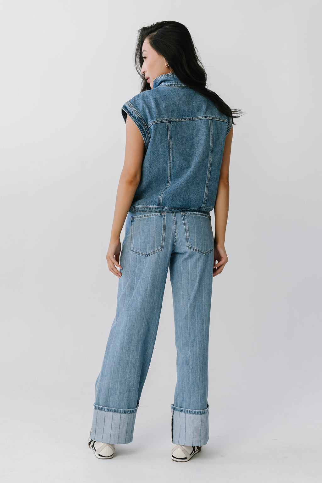 Mavis Denim Top