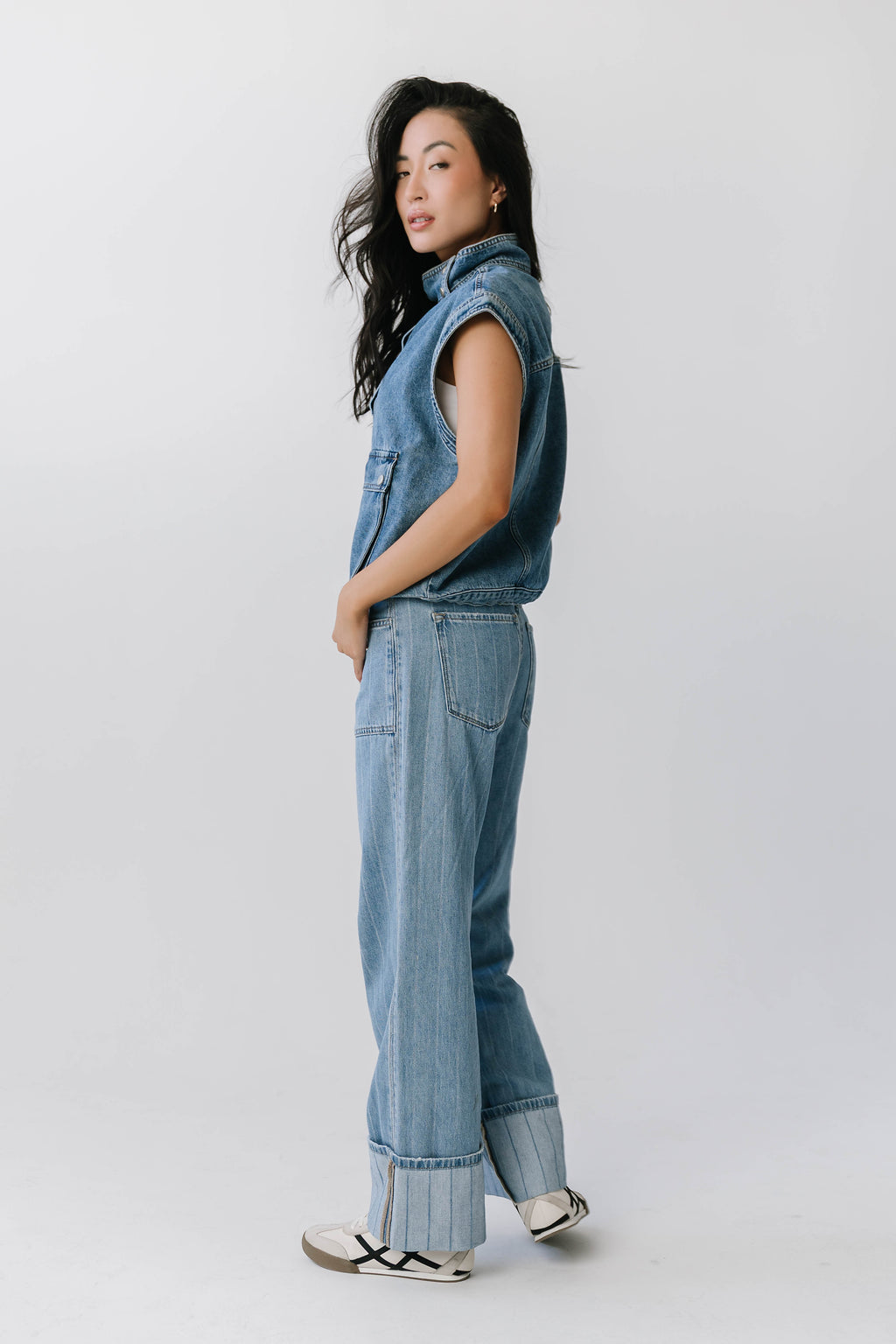 Mavis Denim Top