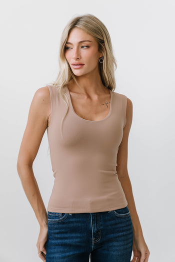 Sayla Tank Top in Mocha