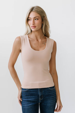 Sayla Tank Top in Nude
