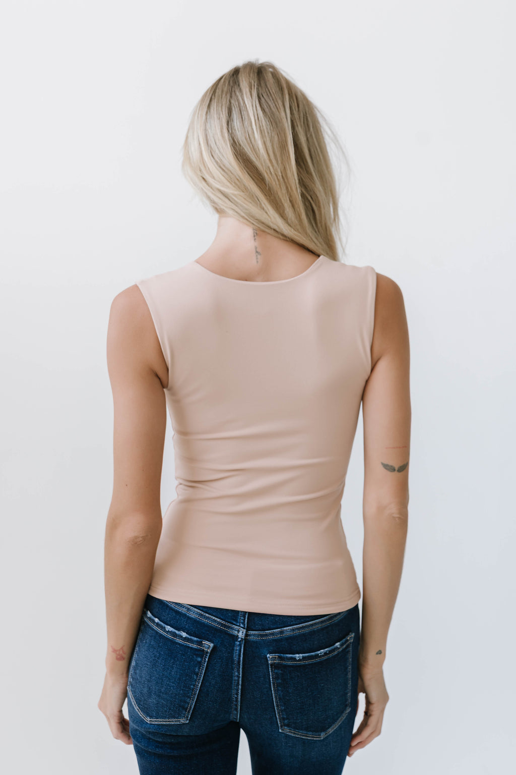 Sayla Tank Top in Sand