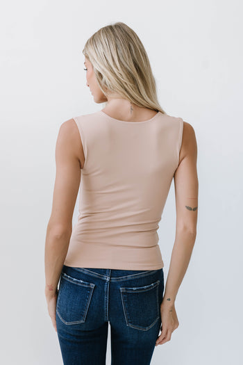 Sayla Tank Top in Sand