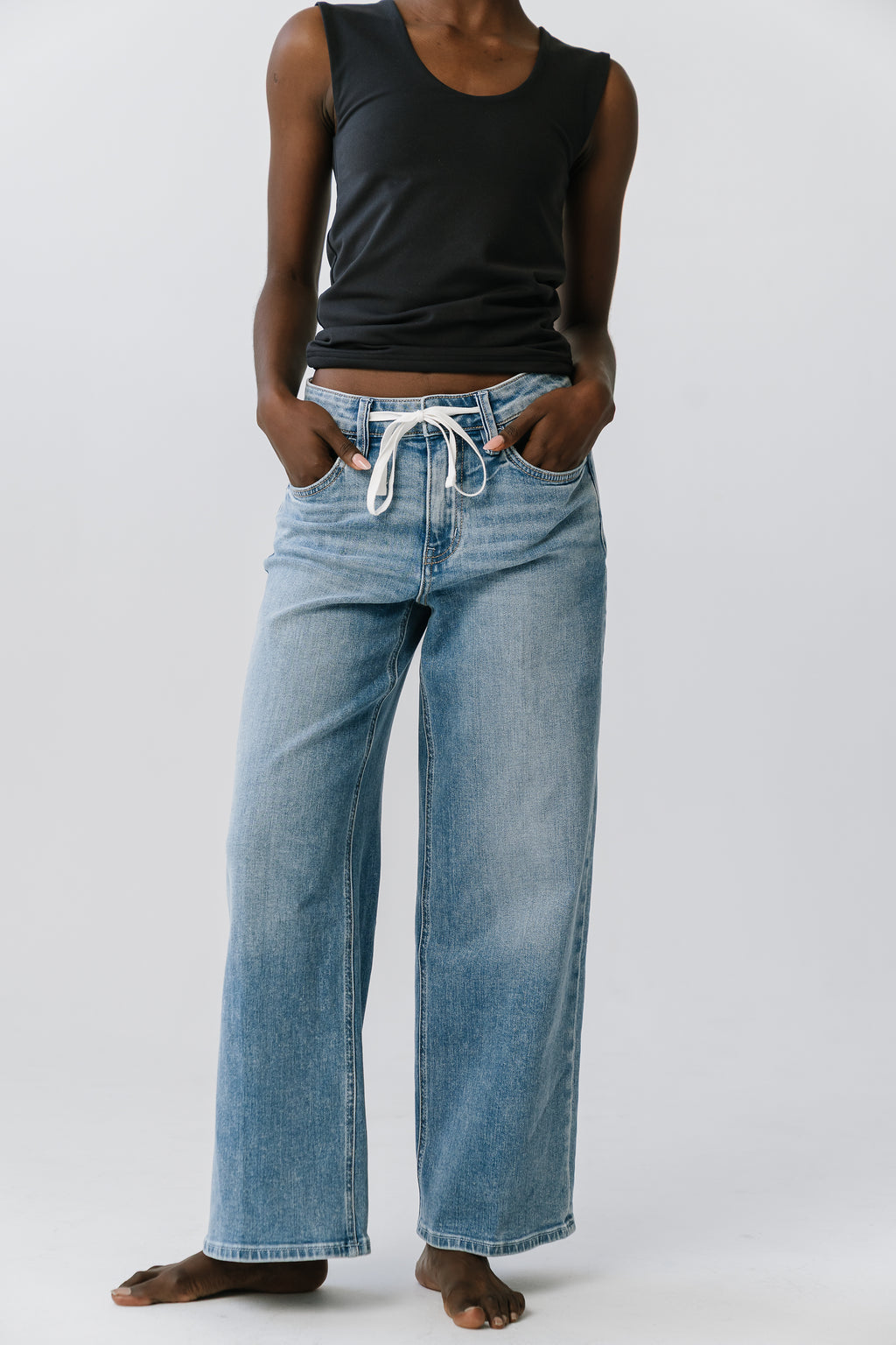 Kerra Tie Front Jeans