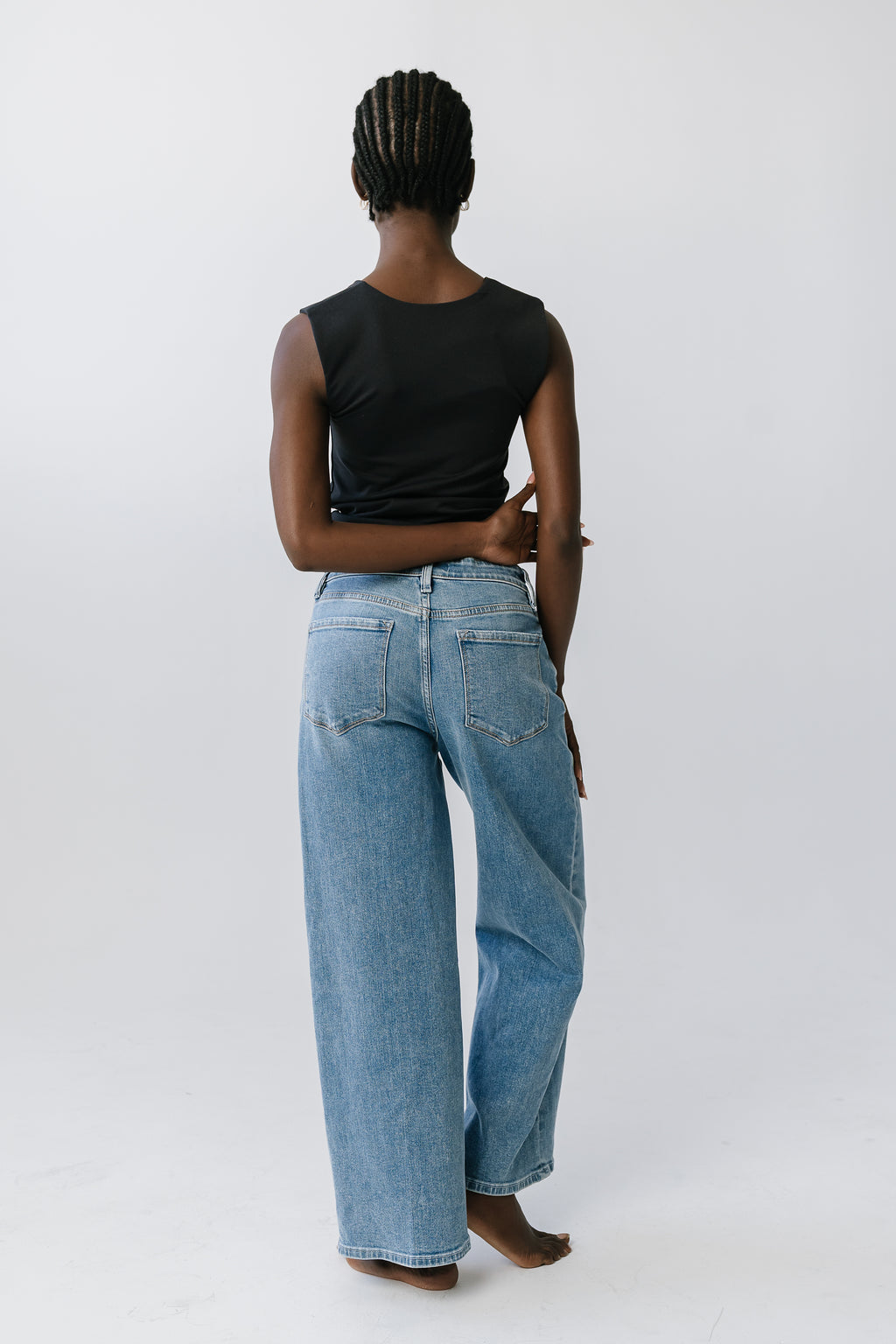 Sayla Tank Top in Black