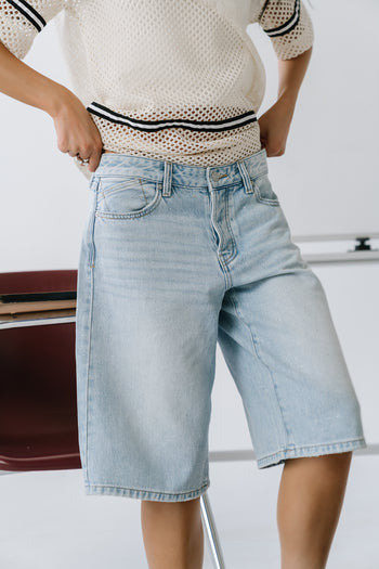 Salome Baggy Denim Shorts