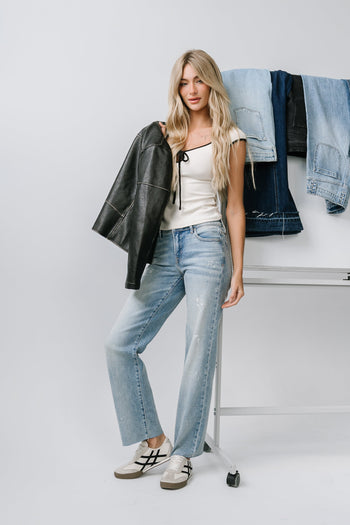 Trixie Knit Top in Cream