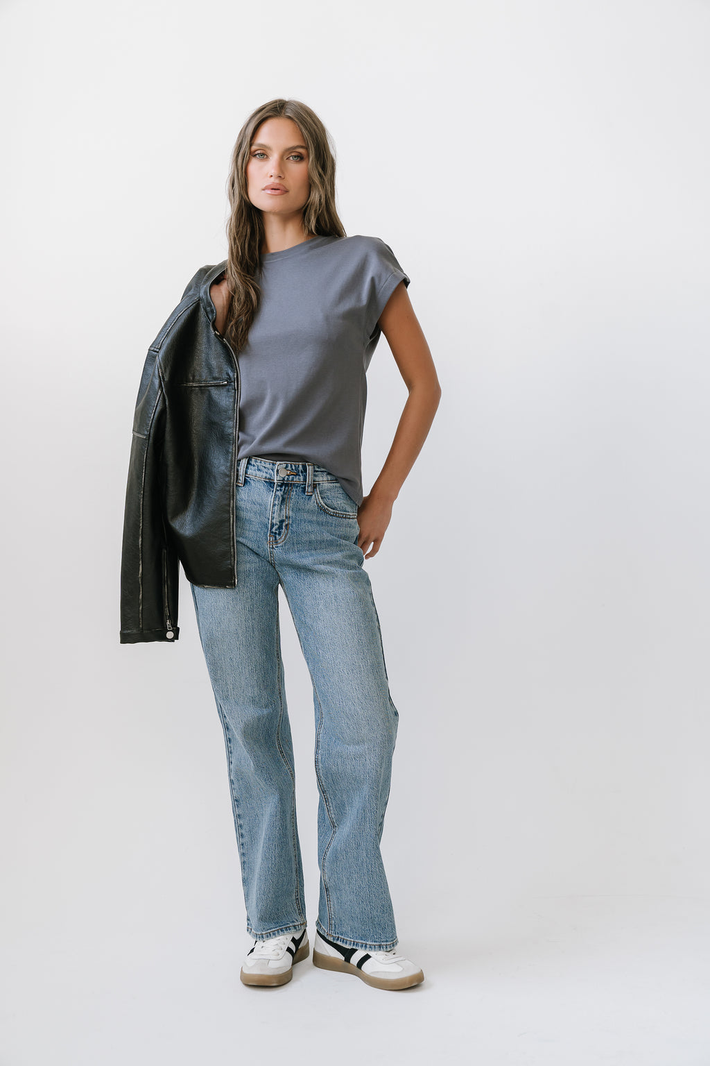 Marshall Straight Leg Jeans in Medium Wash