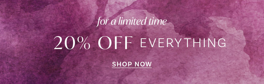 20% OFF EVERYTHING