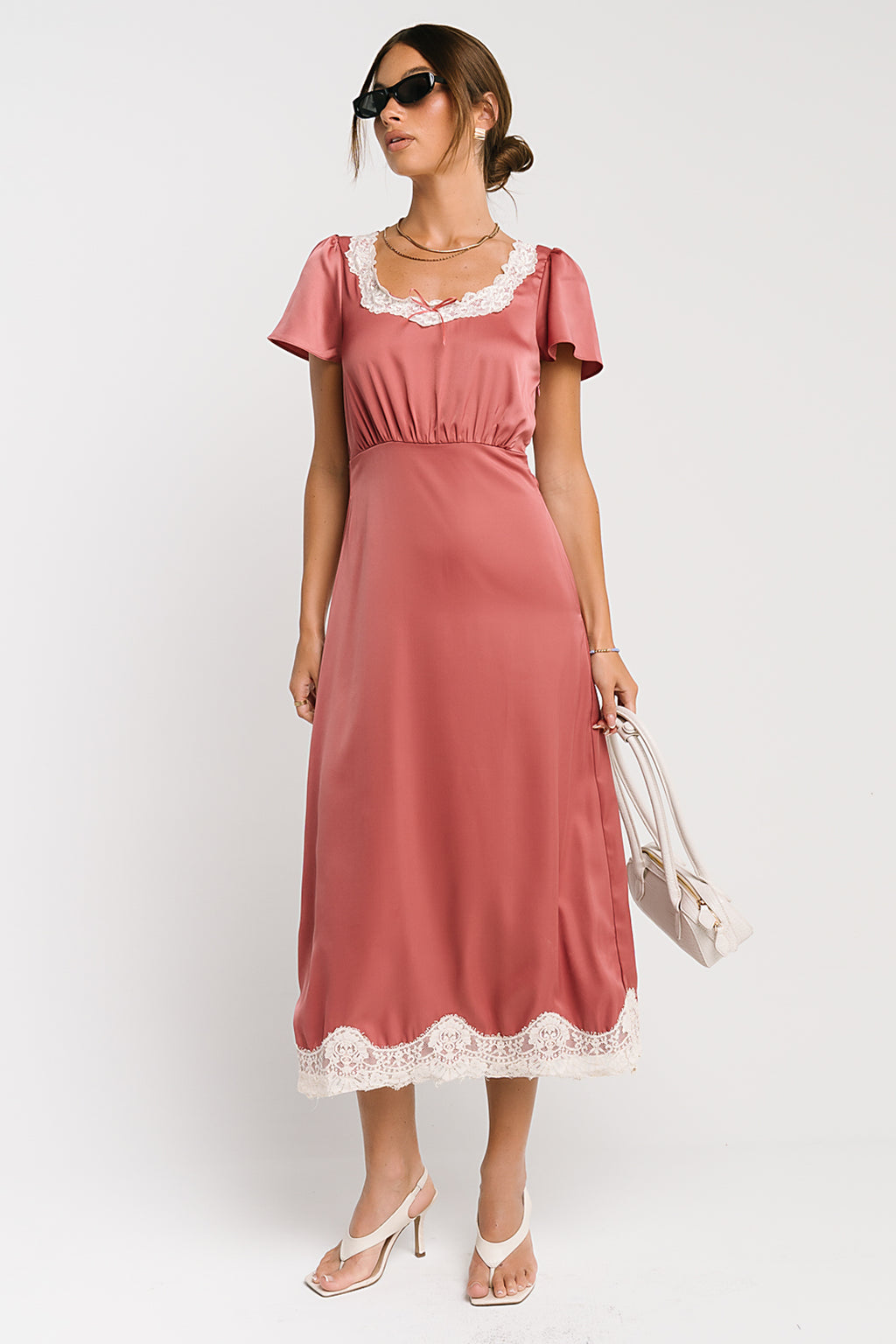 Posie Lace Trim Dress