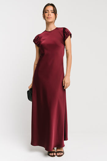 Ellianna Maxi Dress in Plum