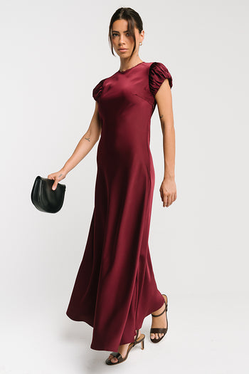 Ellianna Maxi Dress in Plum