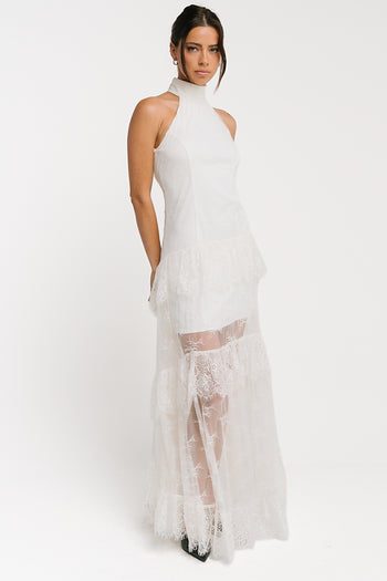 Stacy Lace Tiered Maxi Dress