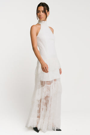 Stacy Lace Tiered Maxi Dress