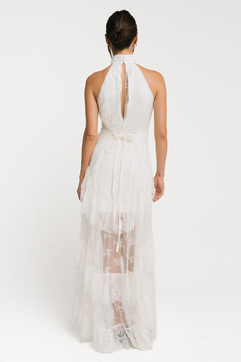 Stacy Lace Tiered Maxi Dress