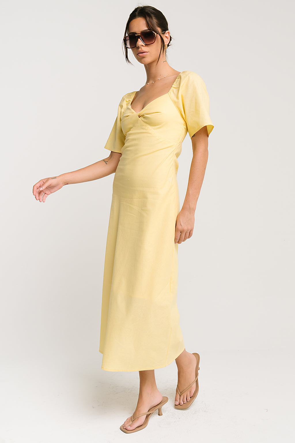 Brett Twist Midi Dress