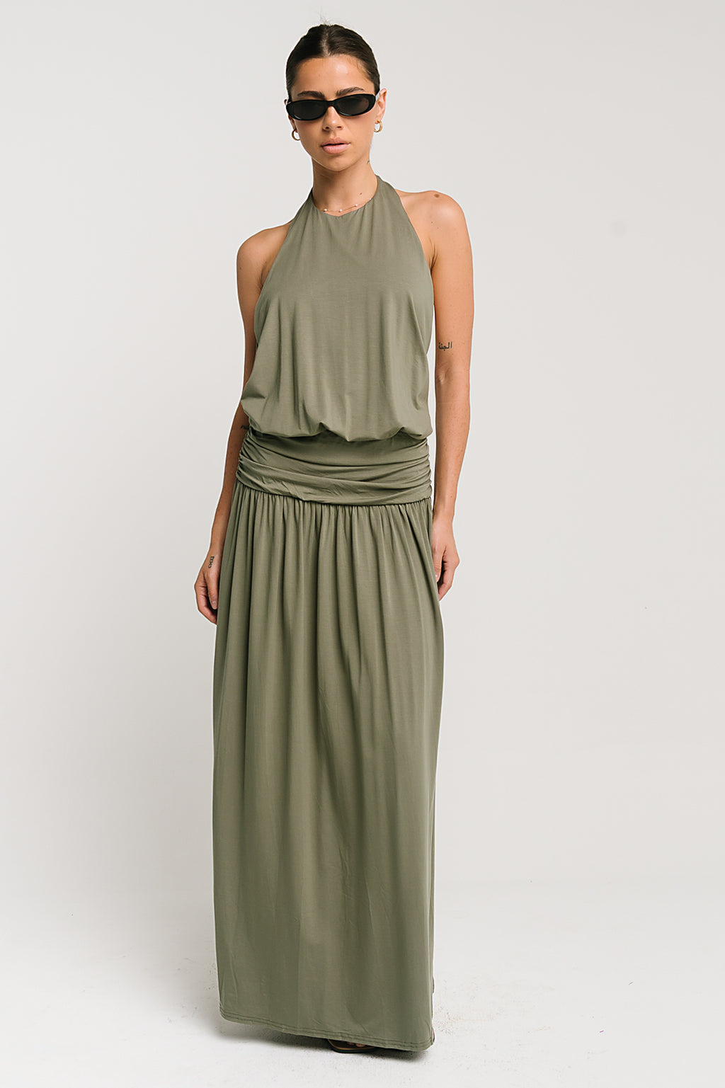 Mia Halter Maxi Dress