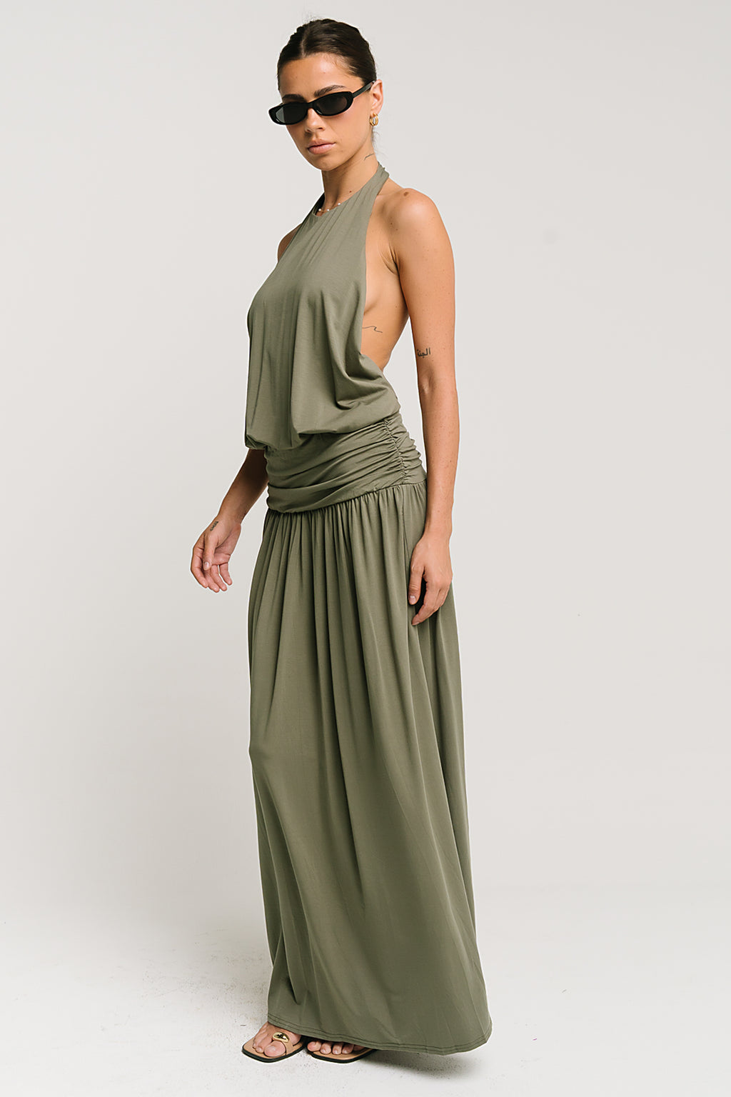 Mia Halter Maxi Dress