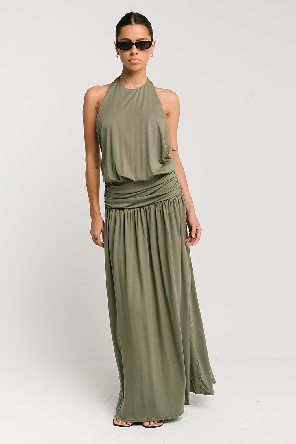 Mia Halter Maxi Dress