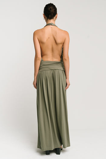 Mia Halter Maxi Dress