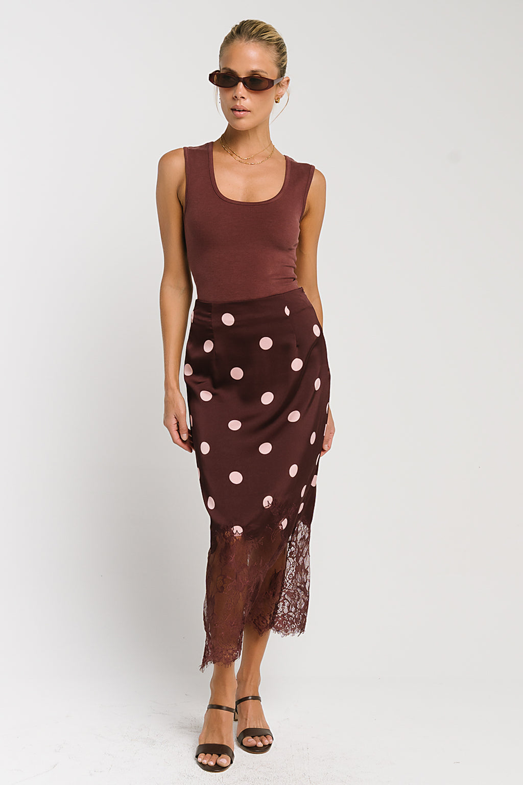 Anna Tank Top in Berry