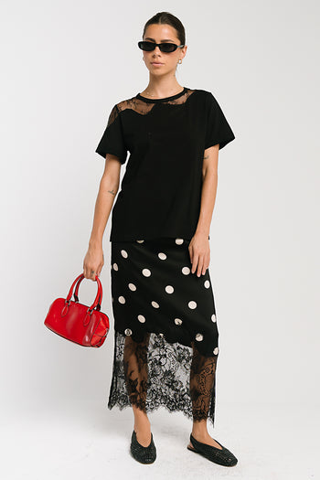 Elani Lace Detail Top