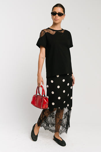 Elani Lace Detail Top