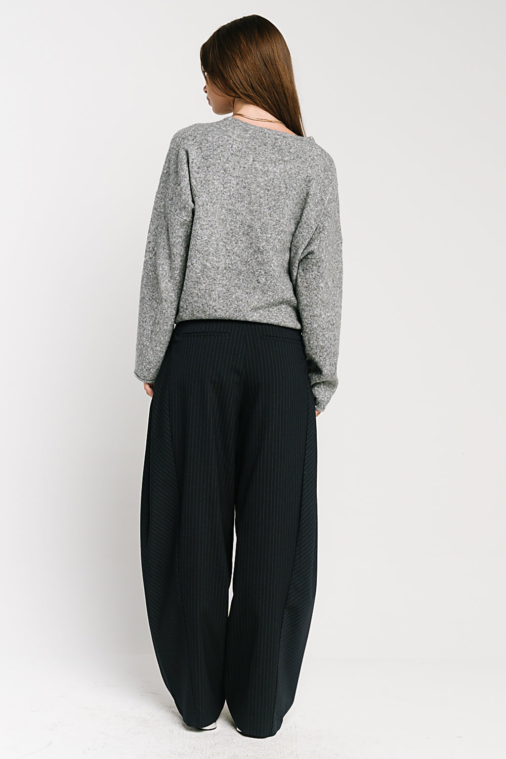 Kinsley Oversized Sweater in Grey