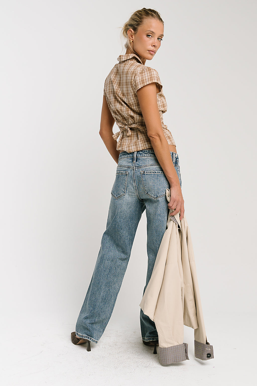 Raya Low Rise Straight Leg Jeans