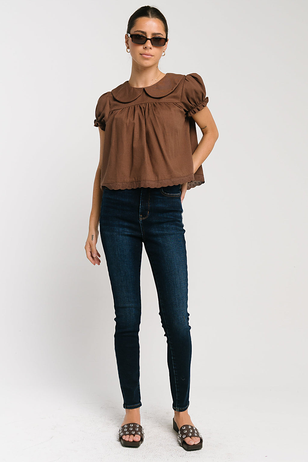 Maycen Collared Blouse