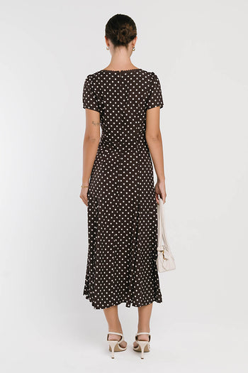 Fawn Polka Dot Maxi Dress