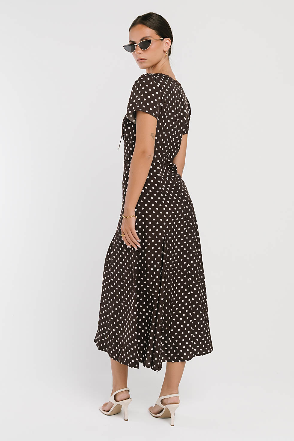 Fawn Polka Dot Maxi Dress