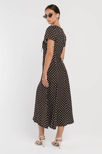 Fawn Polka Dot Maxi Dress