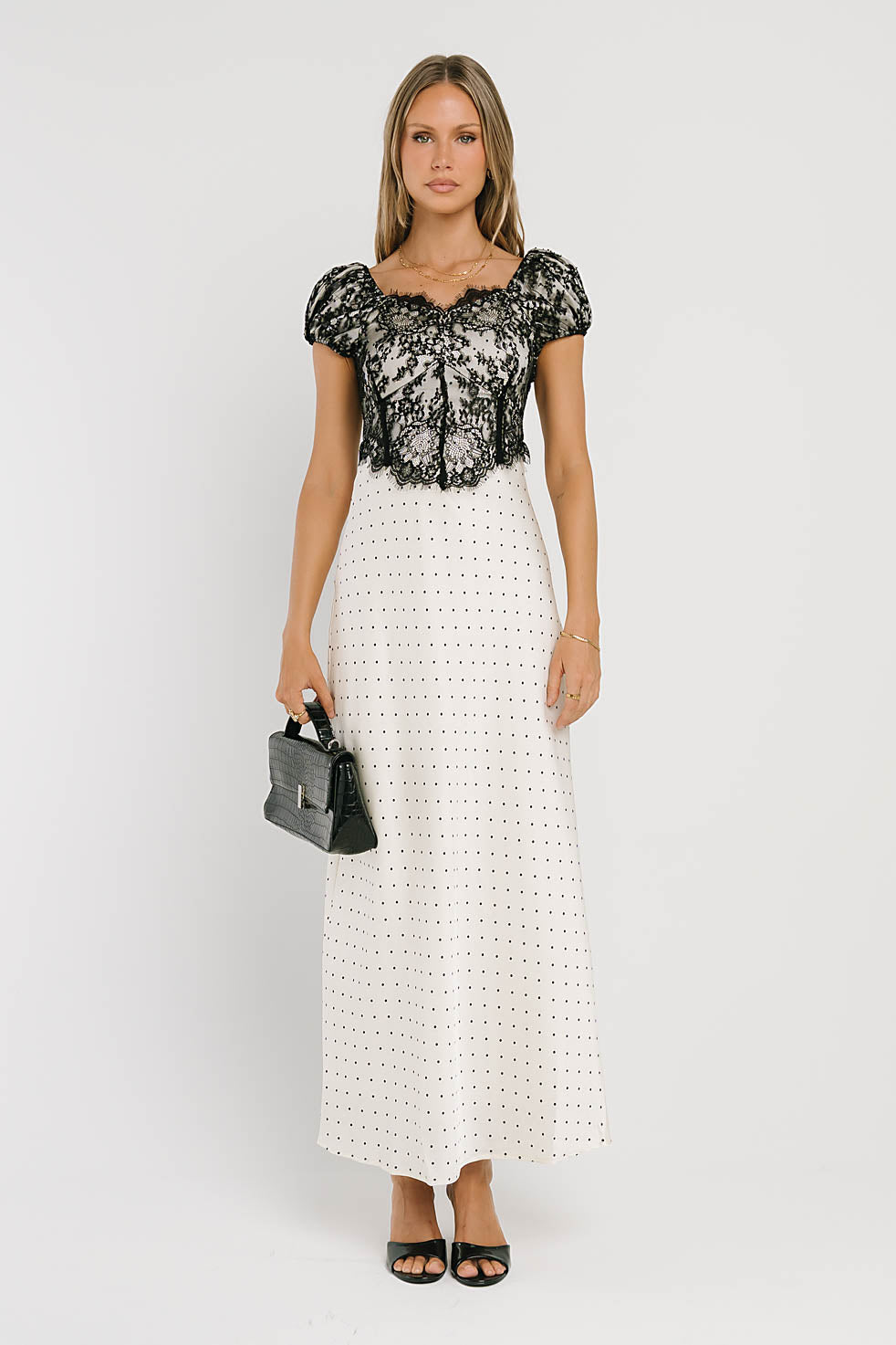Briar Polka Dot Maxi Dress