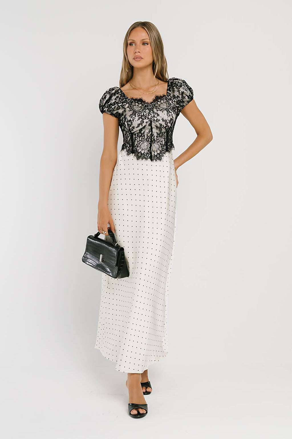 Briar Polka Dot Maxi Dress