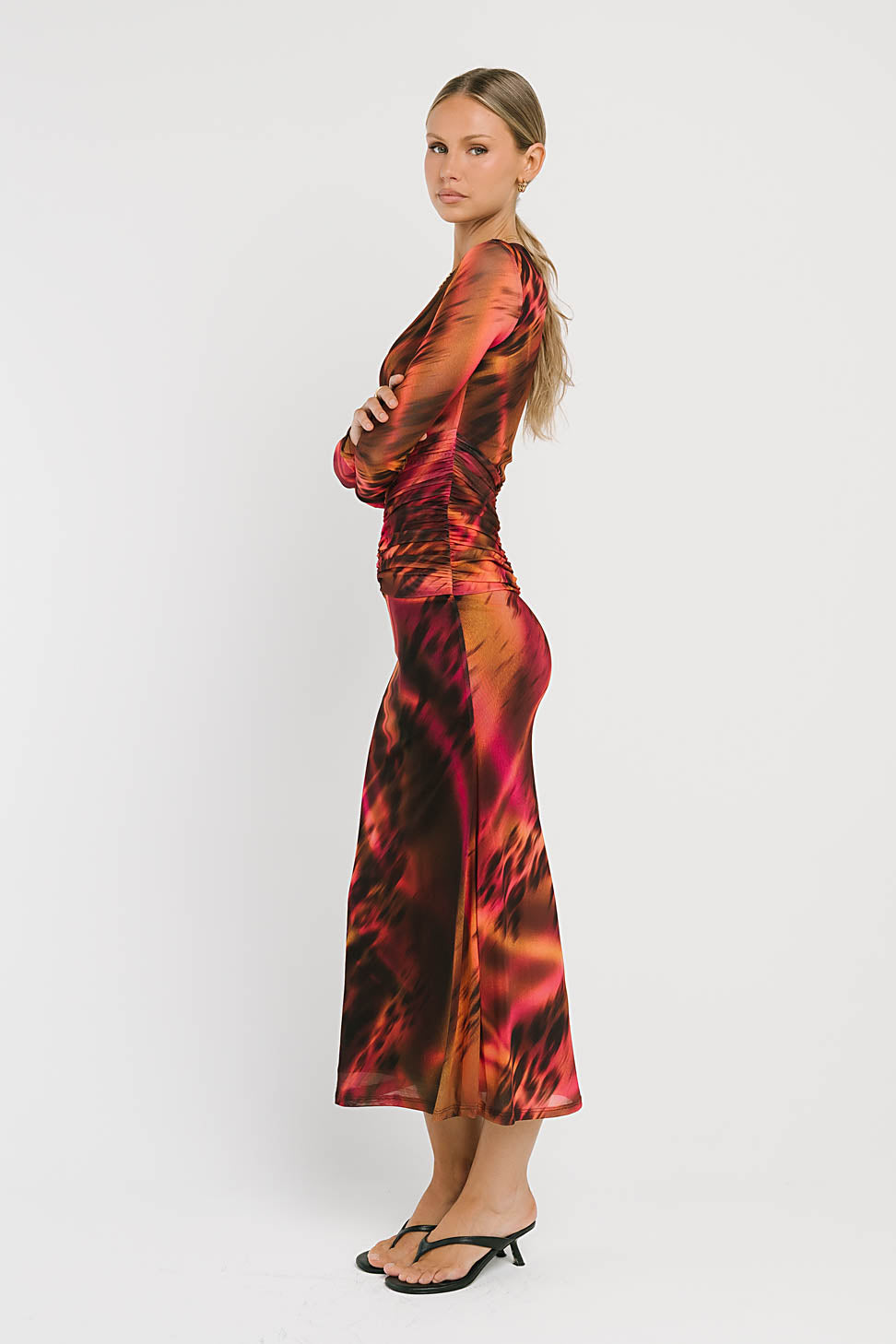 Elowyn Mesh Maxi Dress