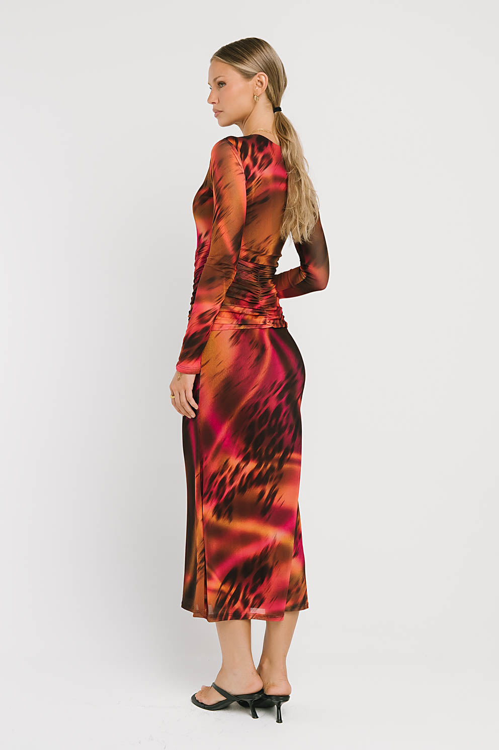 Elowyn Mesh Maxi Dress