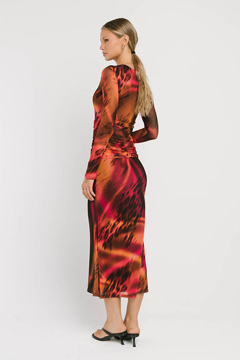 Elowyn Mesh Maxi Dress