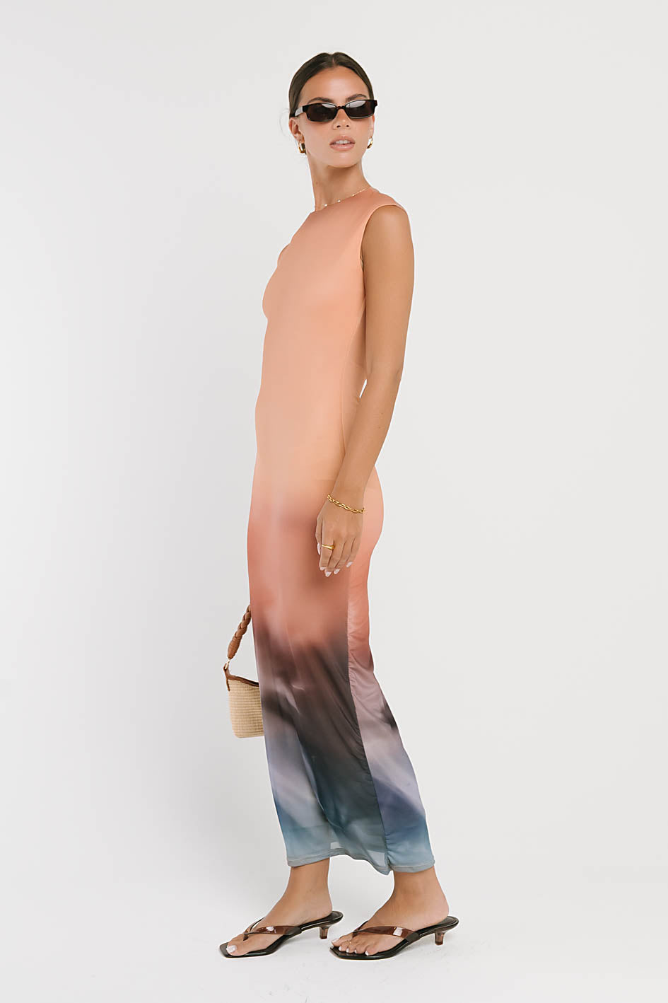 Harper Mesh Maxi Dress